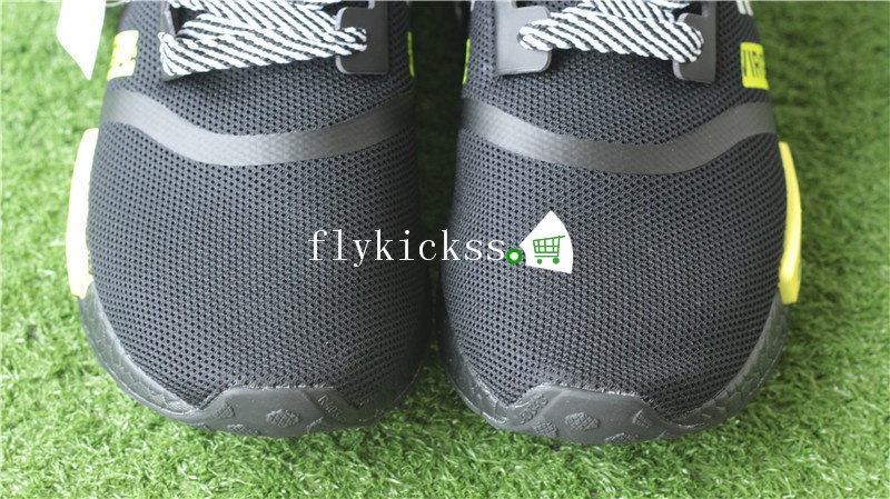 Off White x Adidas NMD R2 Boost Black BA7787